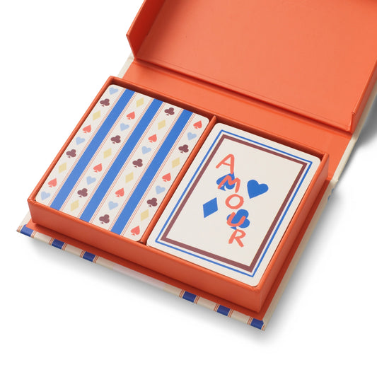Playing Cards, Set of 2 - Suits & Stripes