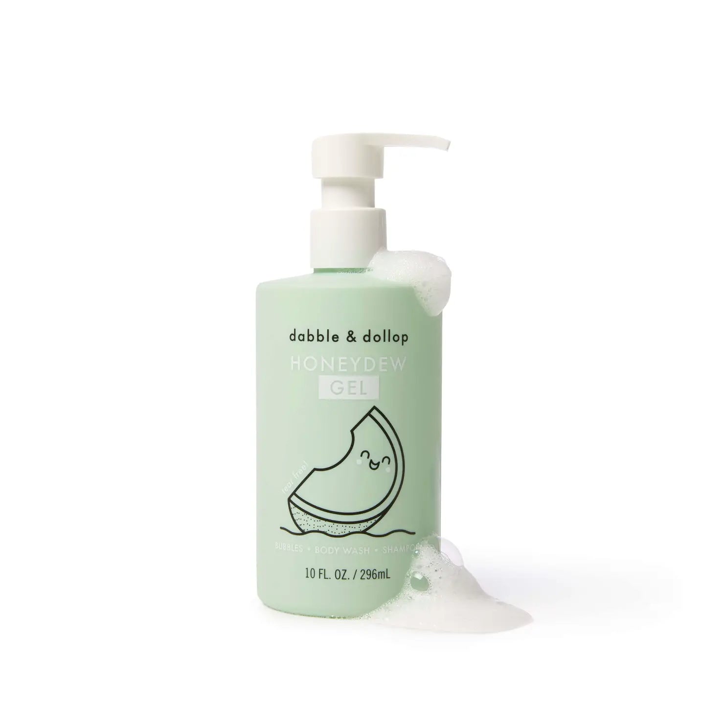 All-Natural Honeydew Shampoo, Body Wash & Bubbles