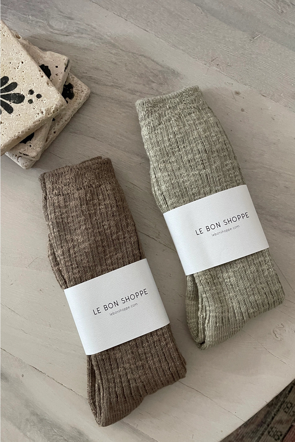 Cottage Socks | Flax