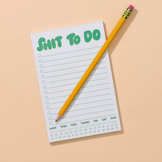 Shit To Do Notepad - Made in USA