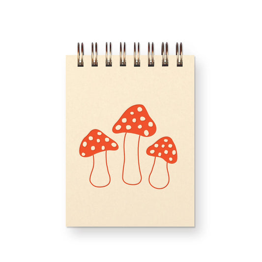 Mushroom Mini Jotter Notebook
