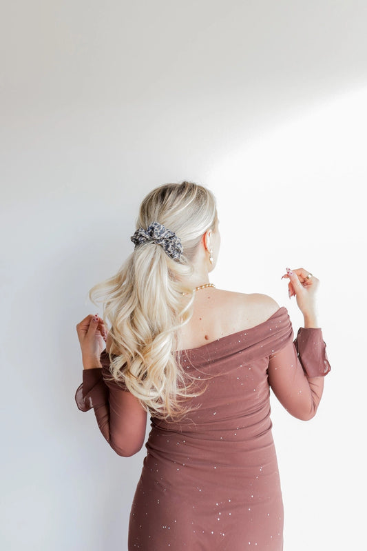 Cheetah Midi Scrunchie