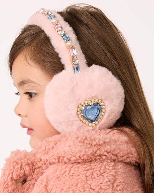 Cotton Candy Jeweled Earmuffs
