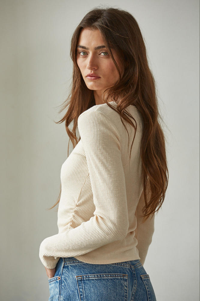 Out And About Ribbed Long Sleeve