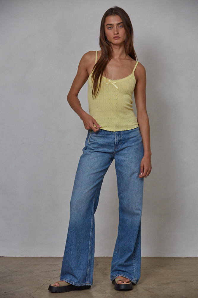 Sweet Pea Cami Top (Butter)