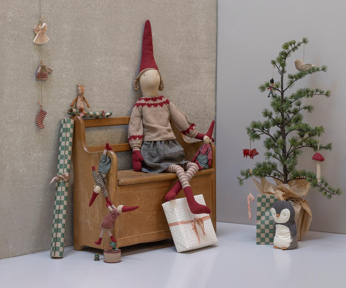 Mushroom Ornament - Red