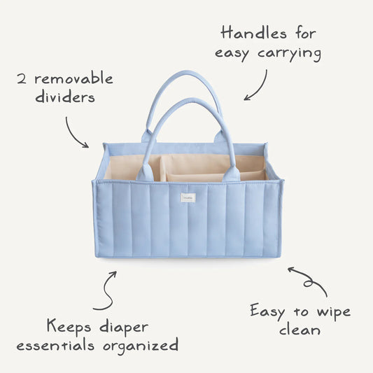 Diaper Caddy - Pastel Blooms