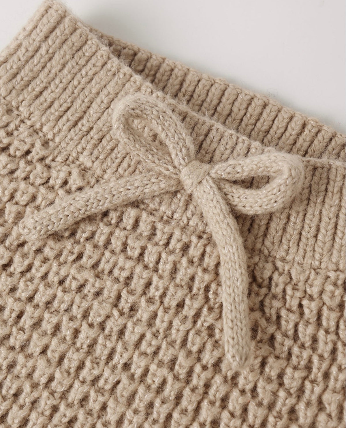 Chunky Knit Pant Heathered Latte