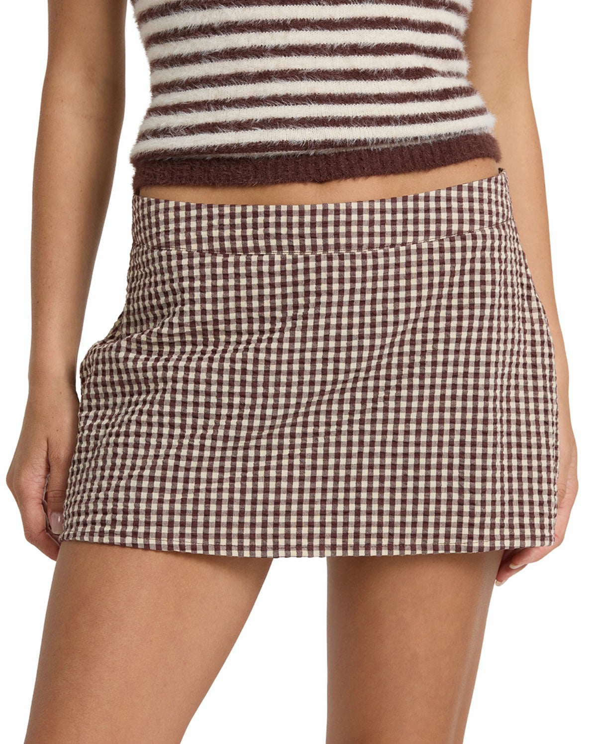 Dainty Check Skort