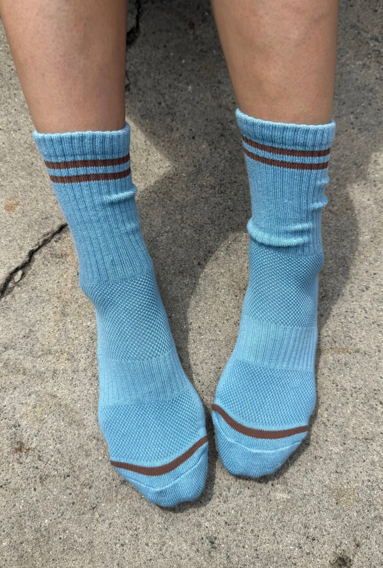 Boyfriend Socks | Powder Blue