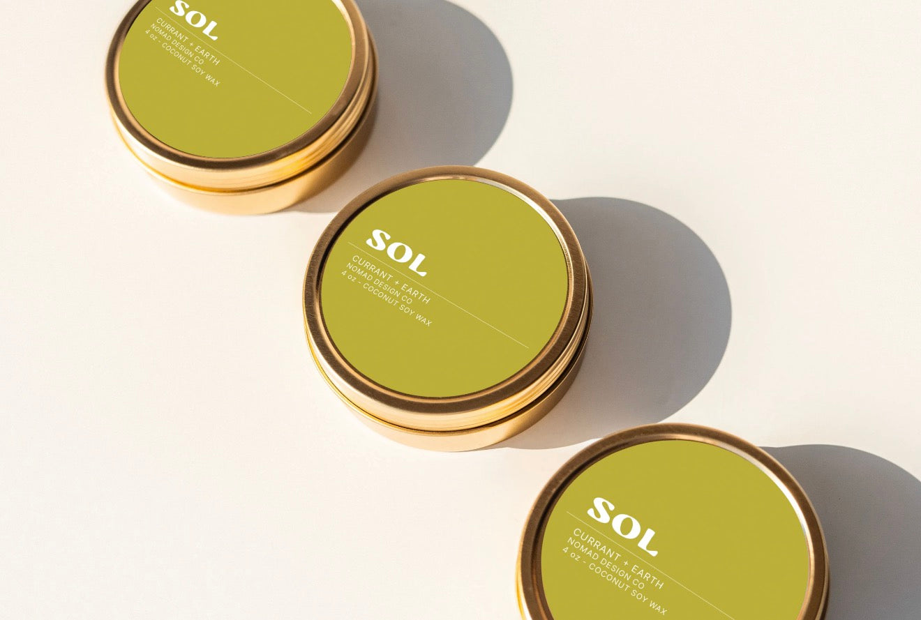 Sol Travel Tin Candle