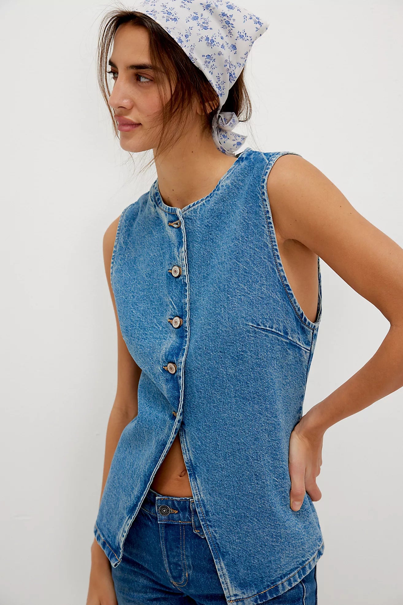 We The Free Aimee Vest (Ultra Light Beam)