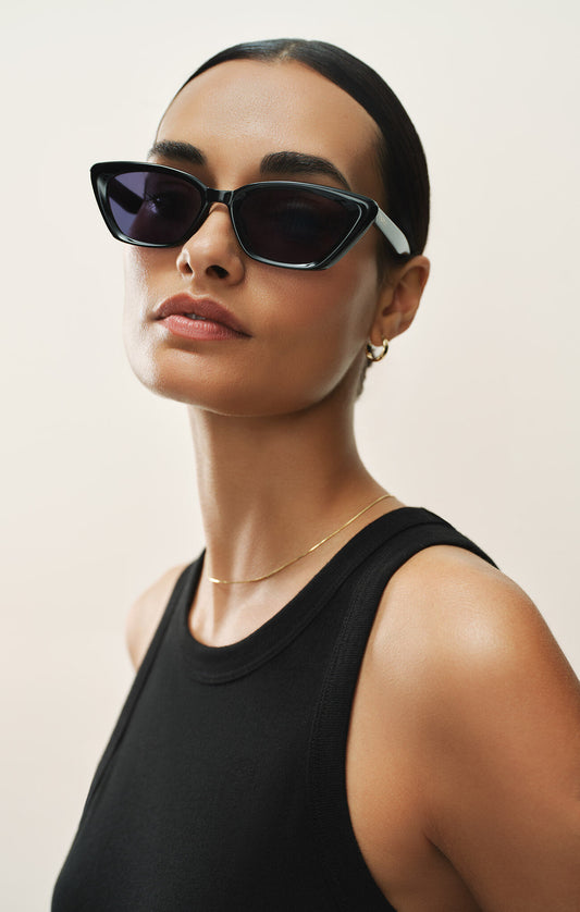 Staycation Polished Black/Grey Polarized