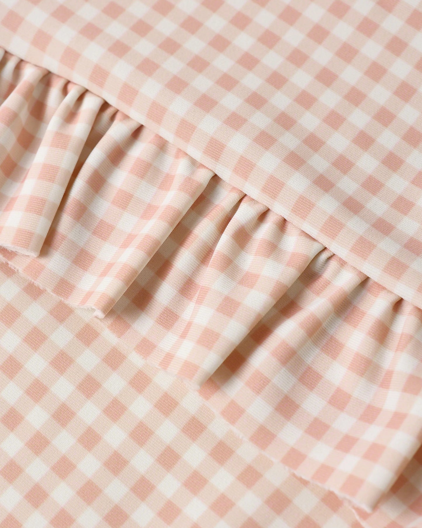 Tori Skirted One-Piece Petal Gingham