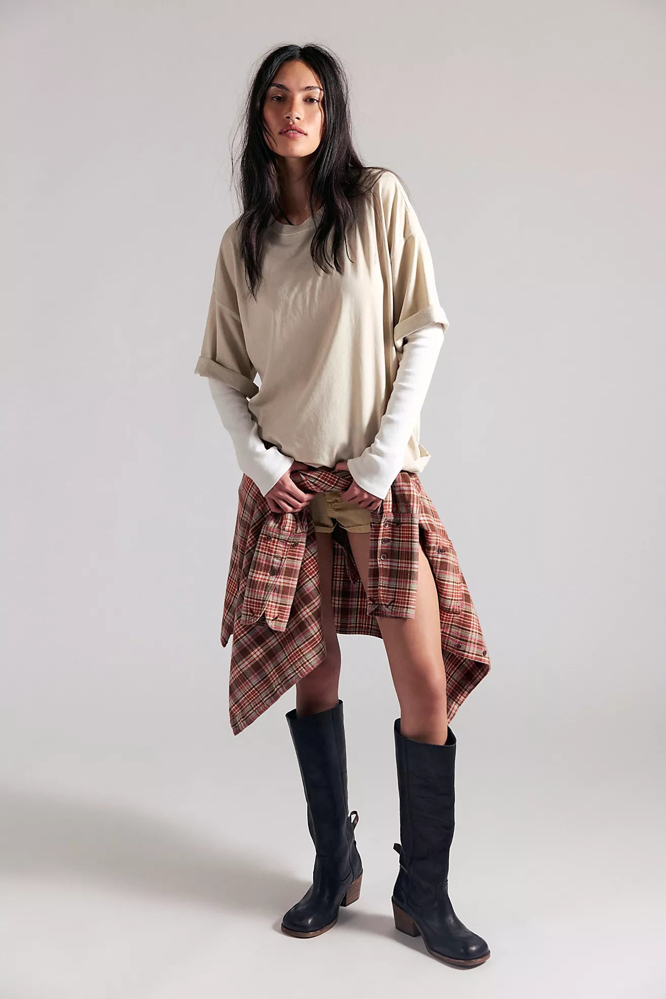 WE THE FREE PERFECT OVERSIZED TEE - OAT