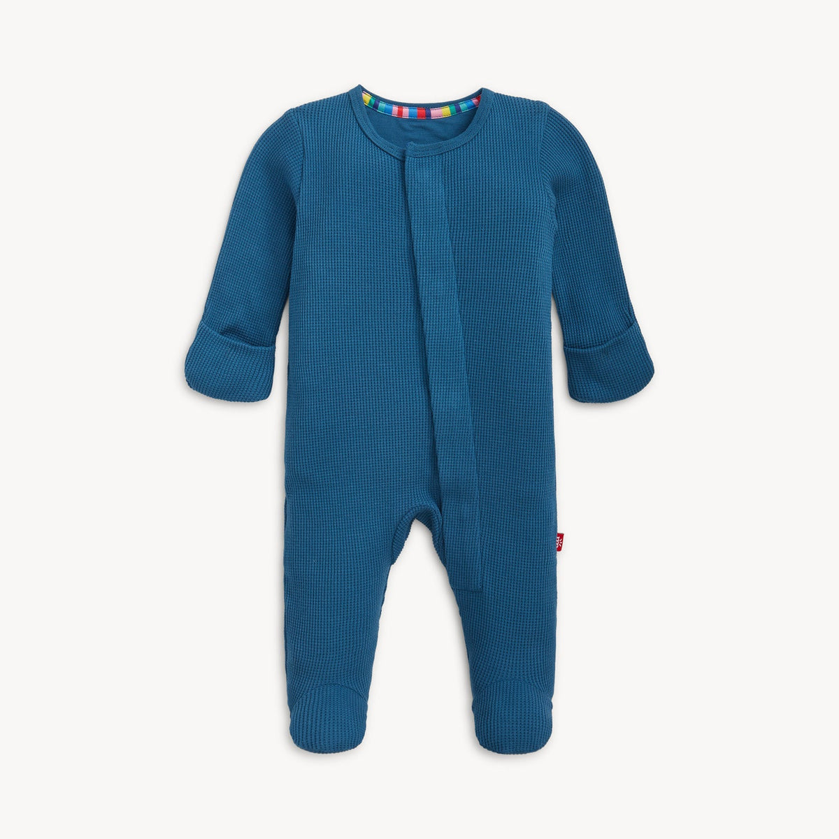 Dark Blue Magnetic Waffle Footie