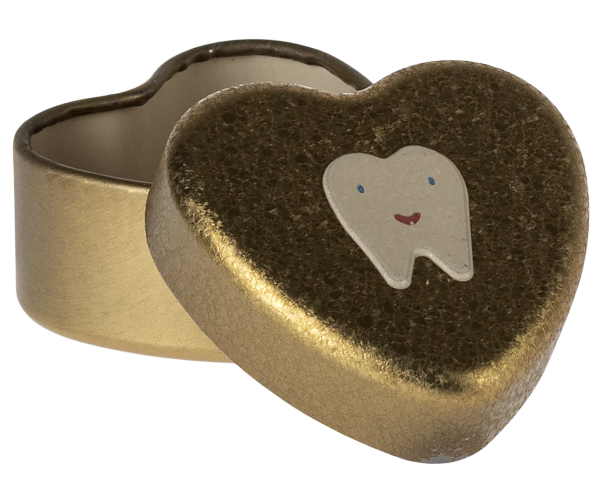 Tooth box, Small - Gold