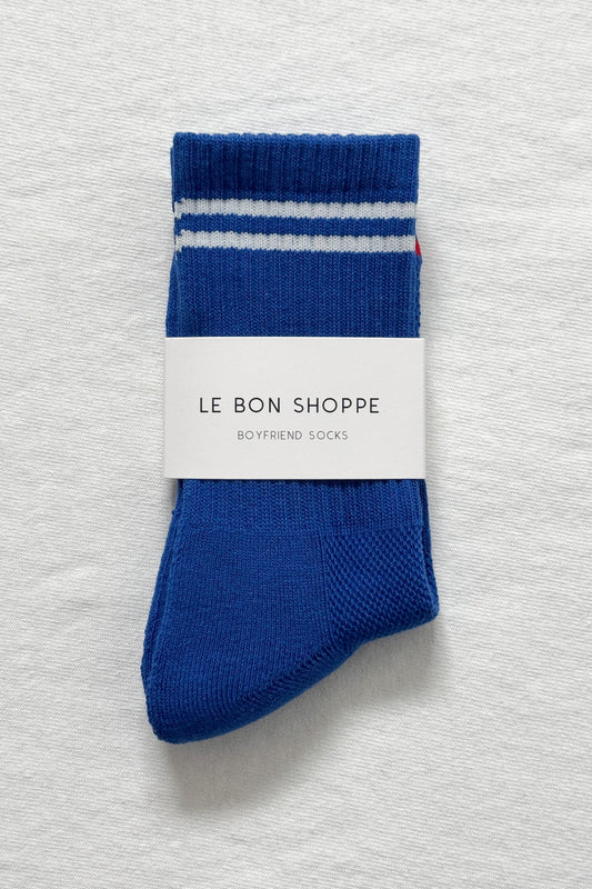 BOYFRIEND SOCKS - COBALT