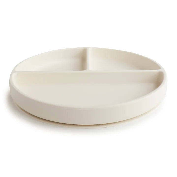 Silicone Suction Plate (Ivory)