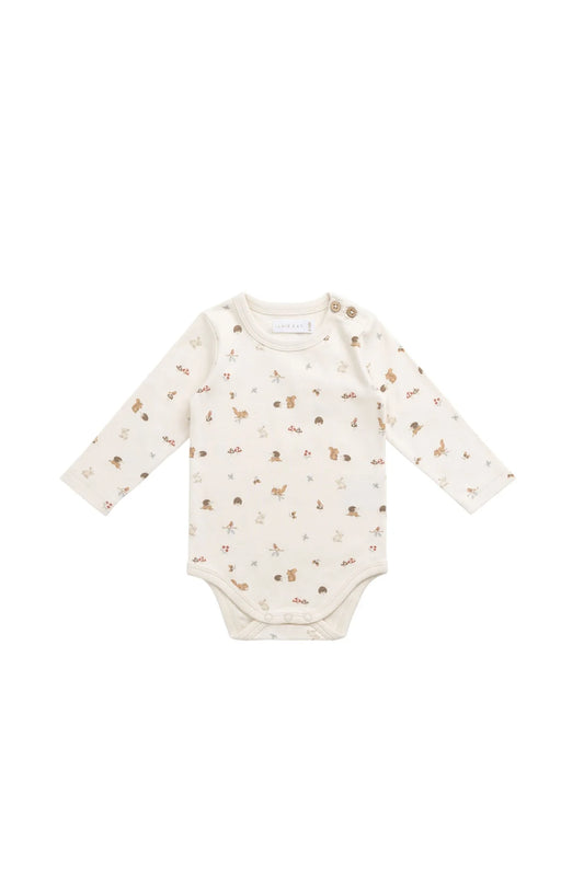 Organic Cotton Fernley Bodysuit - Forest Gathering
