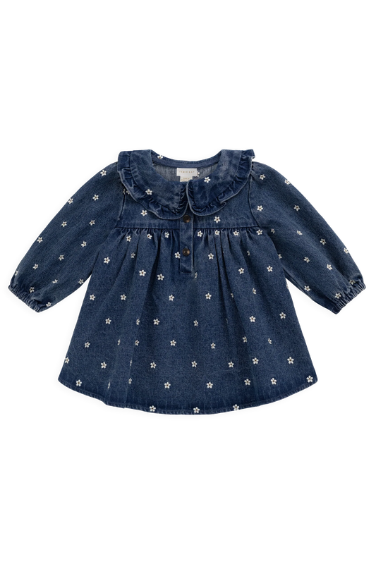 Ira Dress - Josie Floral Denim