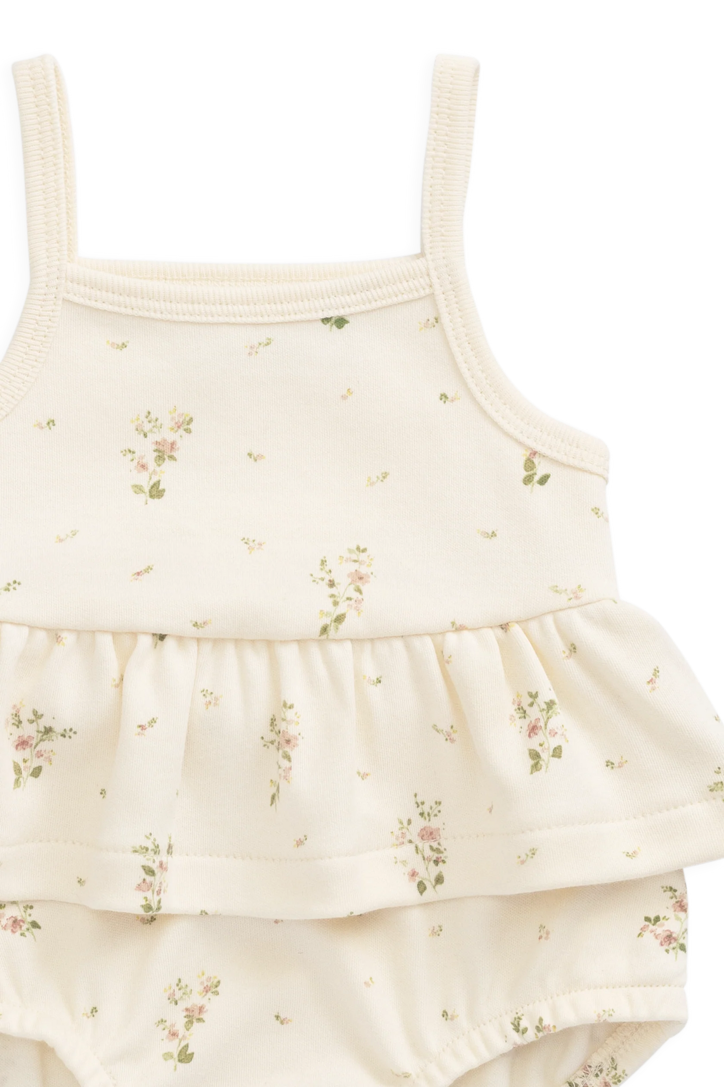 Organic Cotton Astra Playsuit - Josepha Egret Small