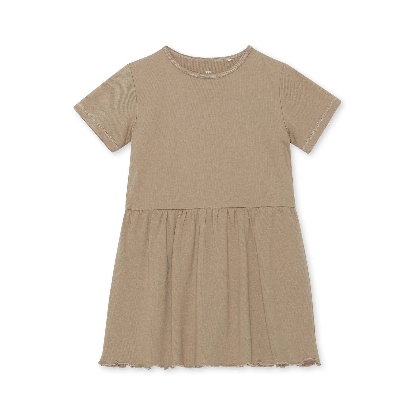 Summer Ribbed Dress - Tan