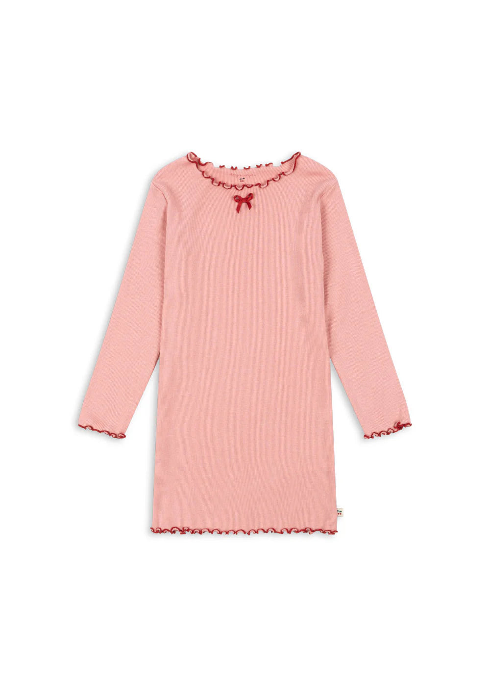 RIVI RIB DRESS - MELLOW ROSE