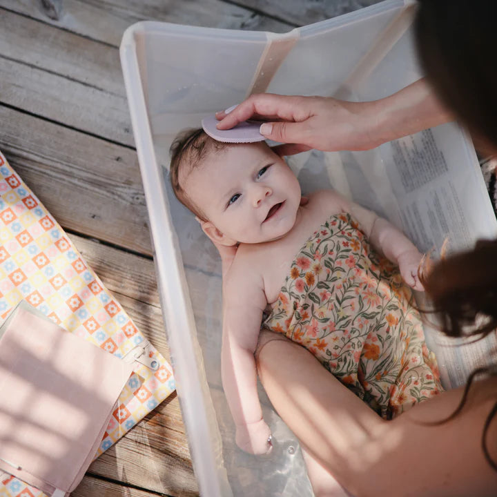 Muslin Cotton Washcloth (Pastel Blooms Combo)