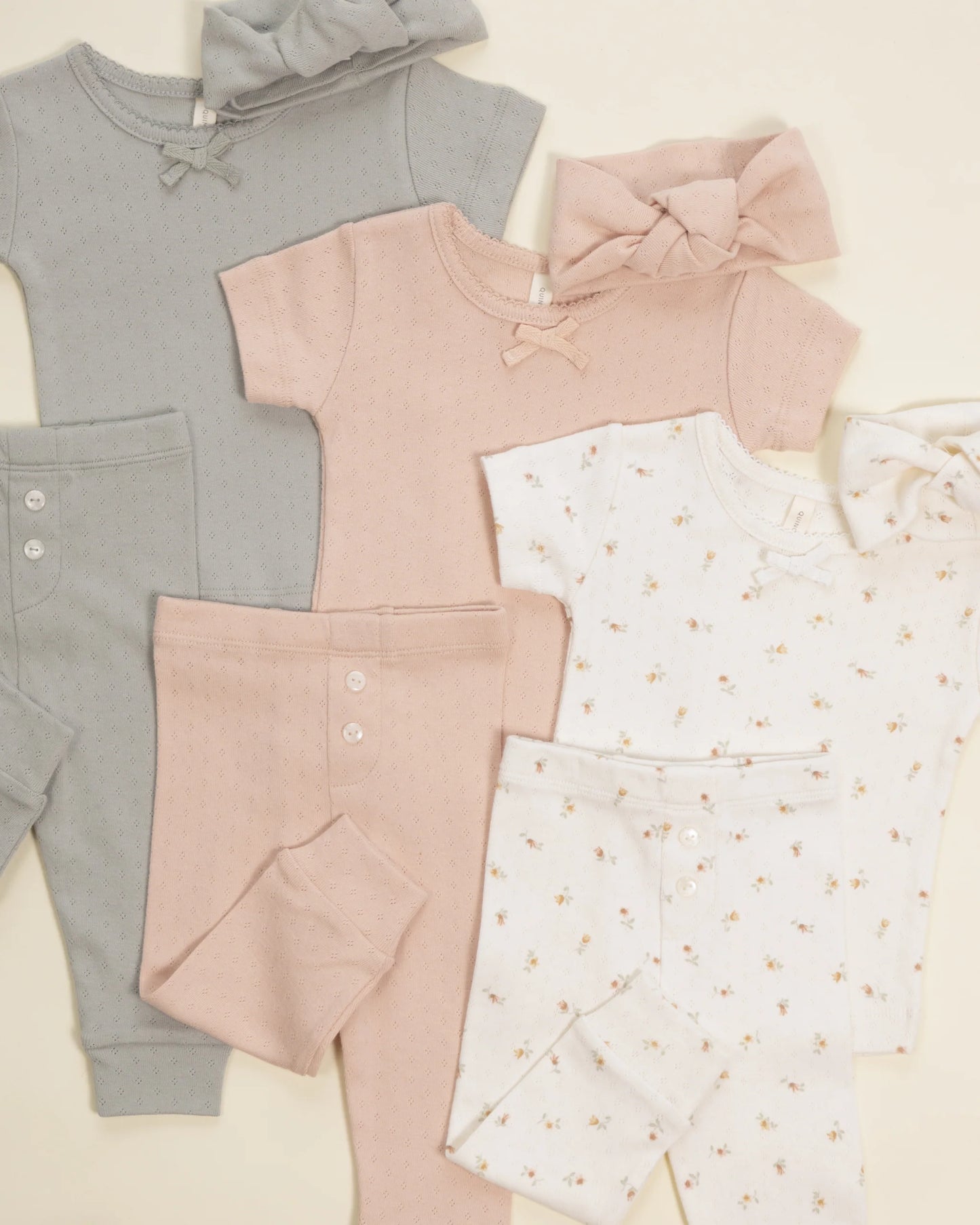 Pointelle Tee + Legging (Petit Fleur)