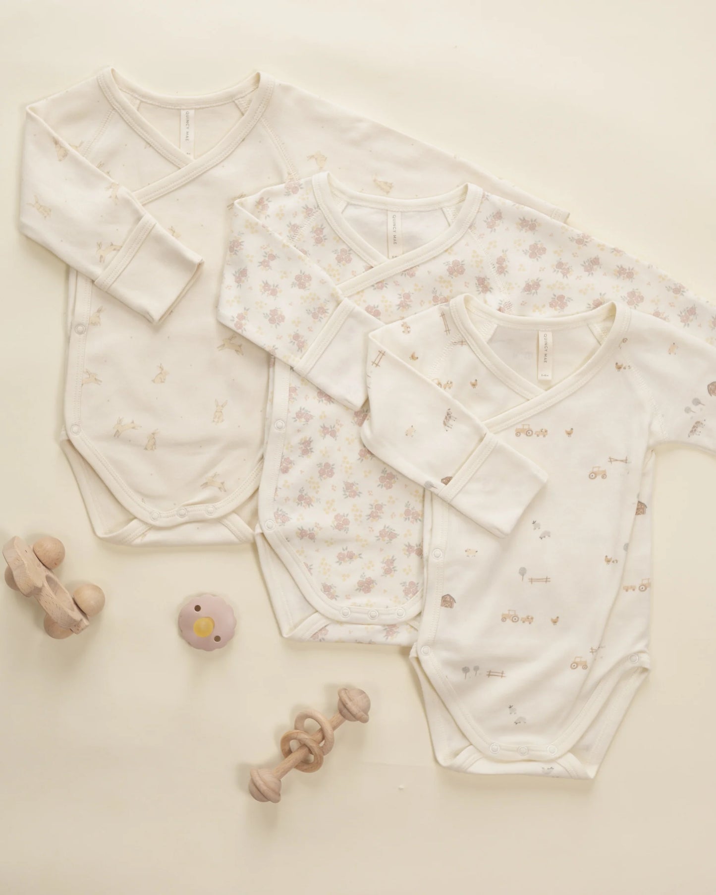 Side Snap Bodysuit (Flower Field)