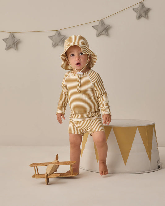 Finn Rashguard + Short Set Honey Stripe