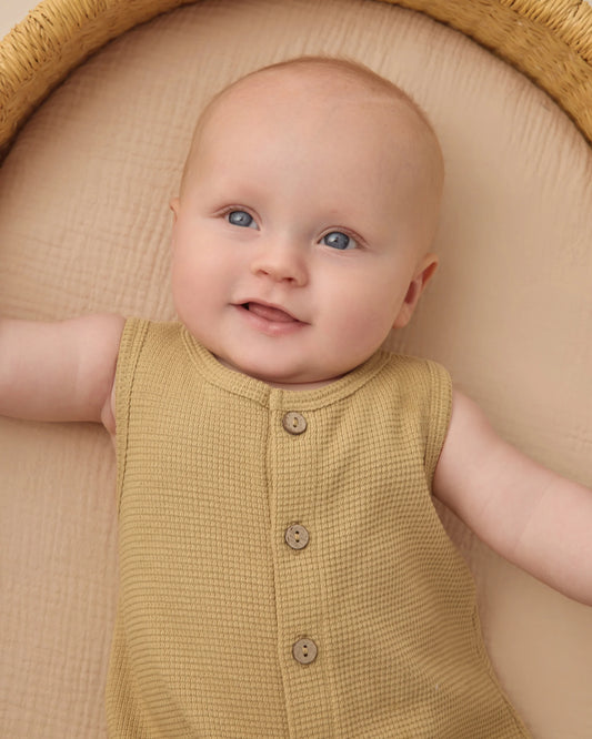 Waffle Jumpsuit Honey
