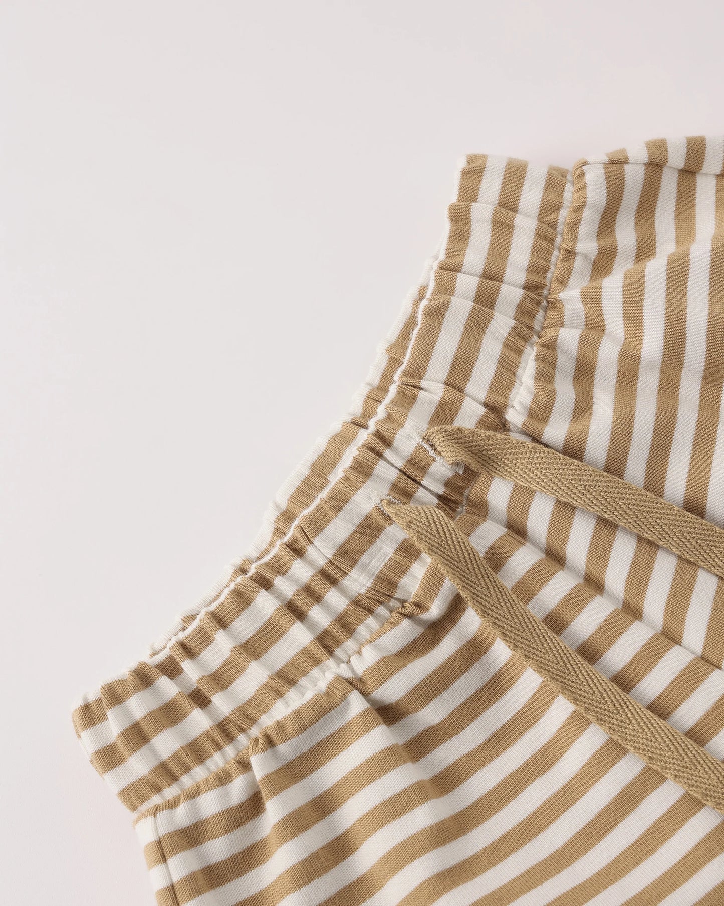 Boxy Pocket Tee + Short Set Honey Stripe