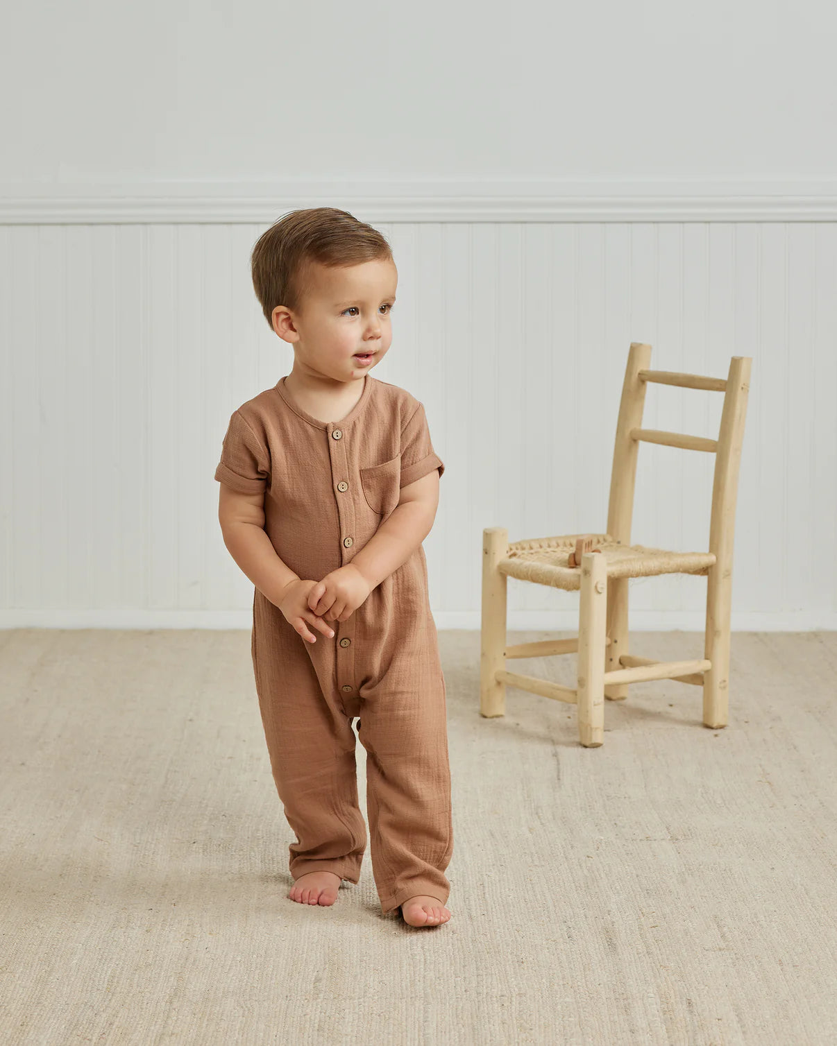 charlie jumpsuit | clay