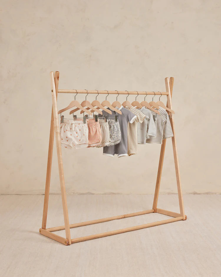 Boys Swim Short || Ash Stripe