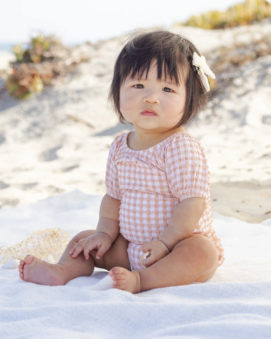 Catalina One-Piece Melon Check