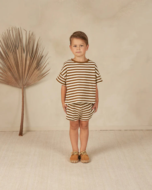 Summer Waffle Set || Saddle Stripe