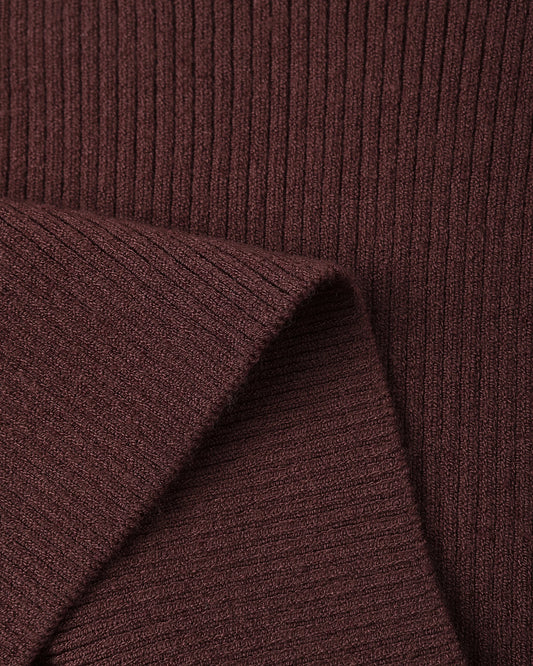 Scallop Tee || Burgundy