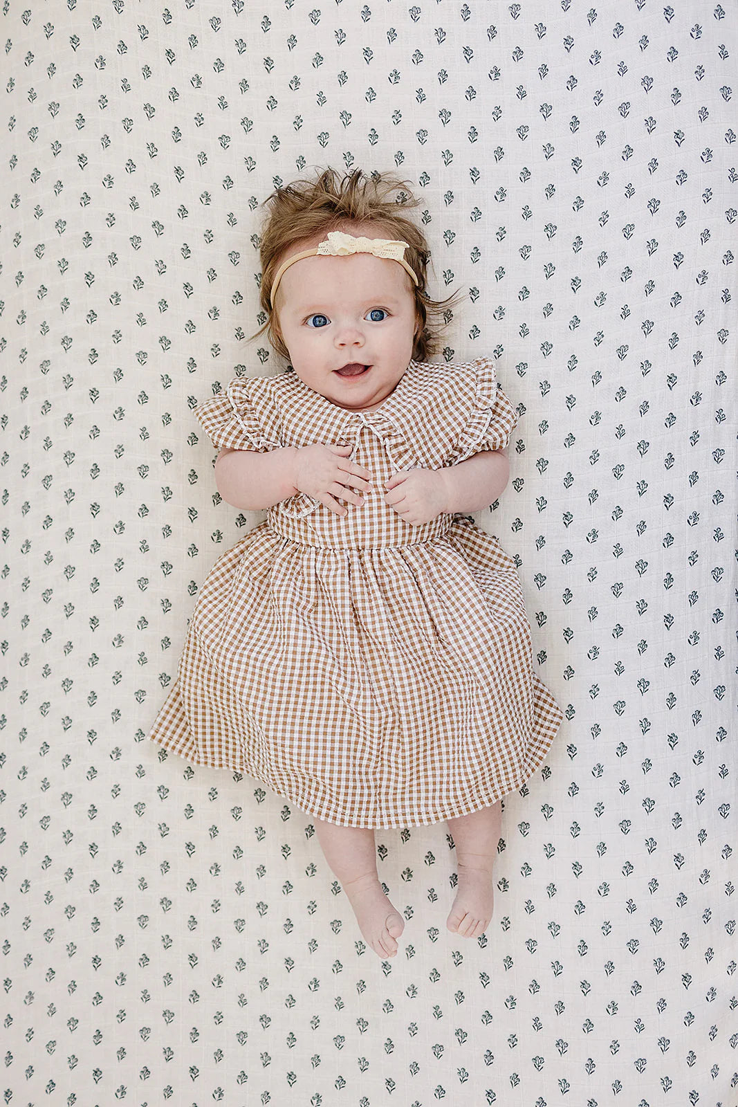 Gingham Collar Dress
