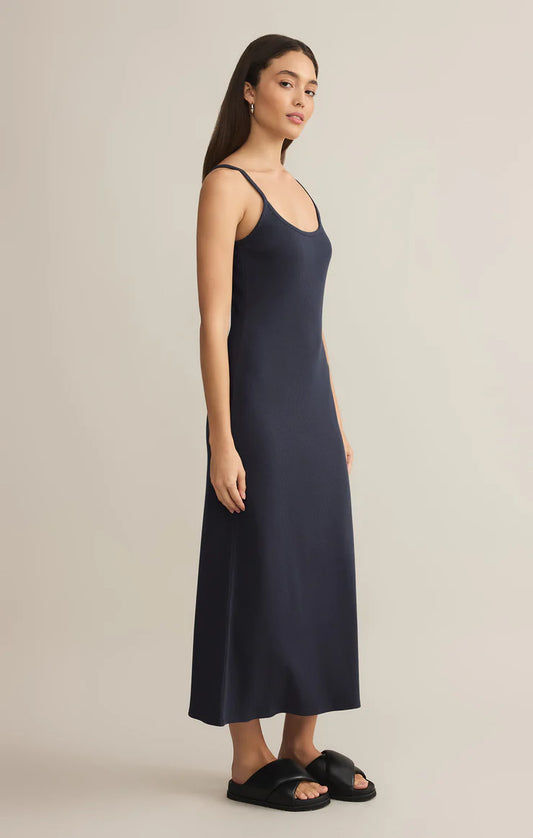 Waterfront Midi Dress (Eclipse)