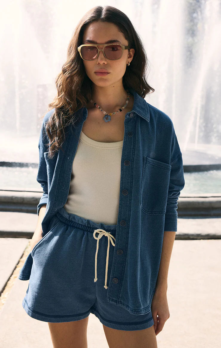 All Day Knit Denim Jacket (Vintage Indigo)