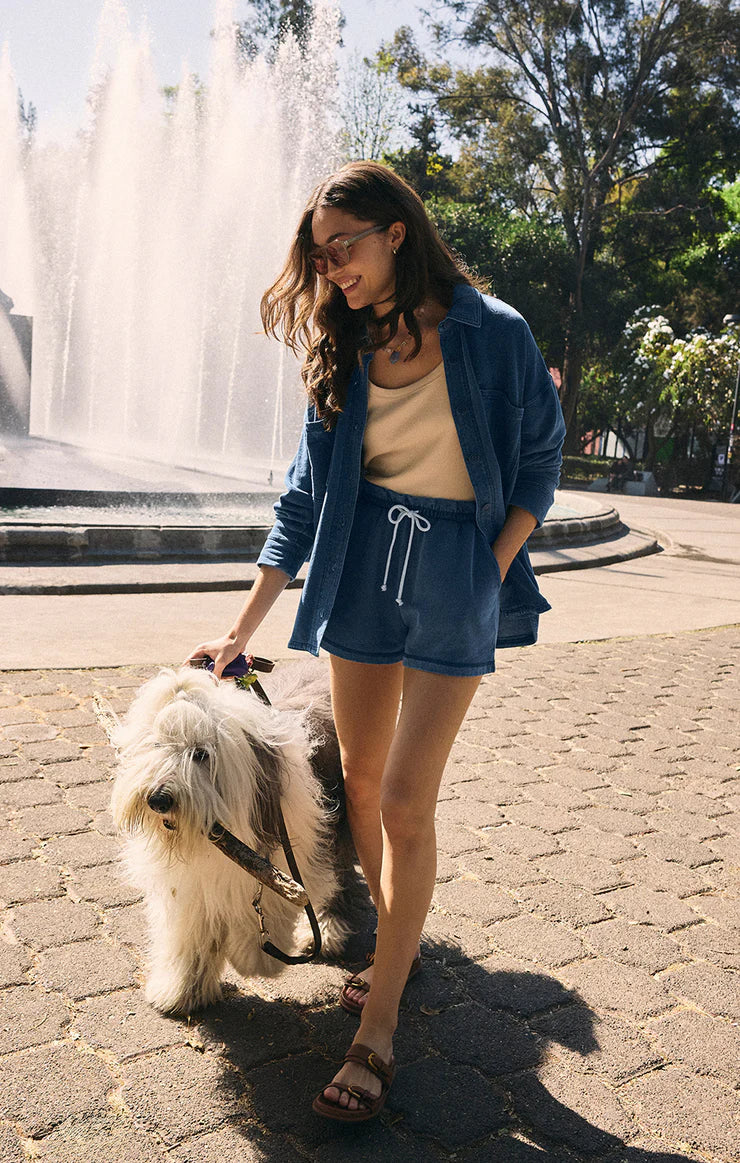 All Day Knit Denim Jacket (Vintage Indigo)