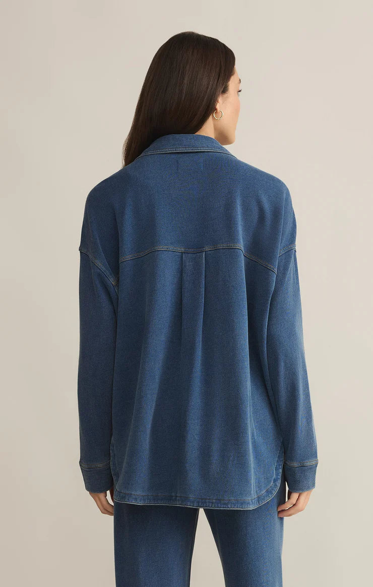 All Day Knit Denim Jacket (Vintage Indigo)