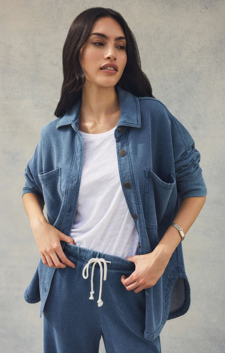 All Day Knit Denim Jacket (Vintage Indigo)
