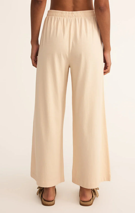 Scout Jersey Flare Pant (Panna Cotton)