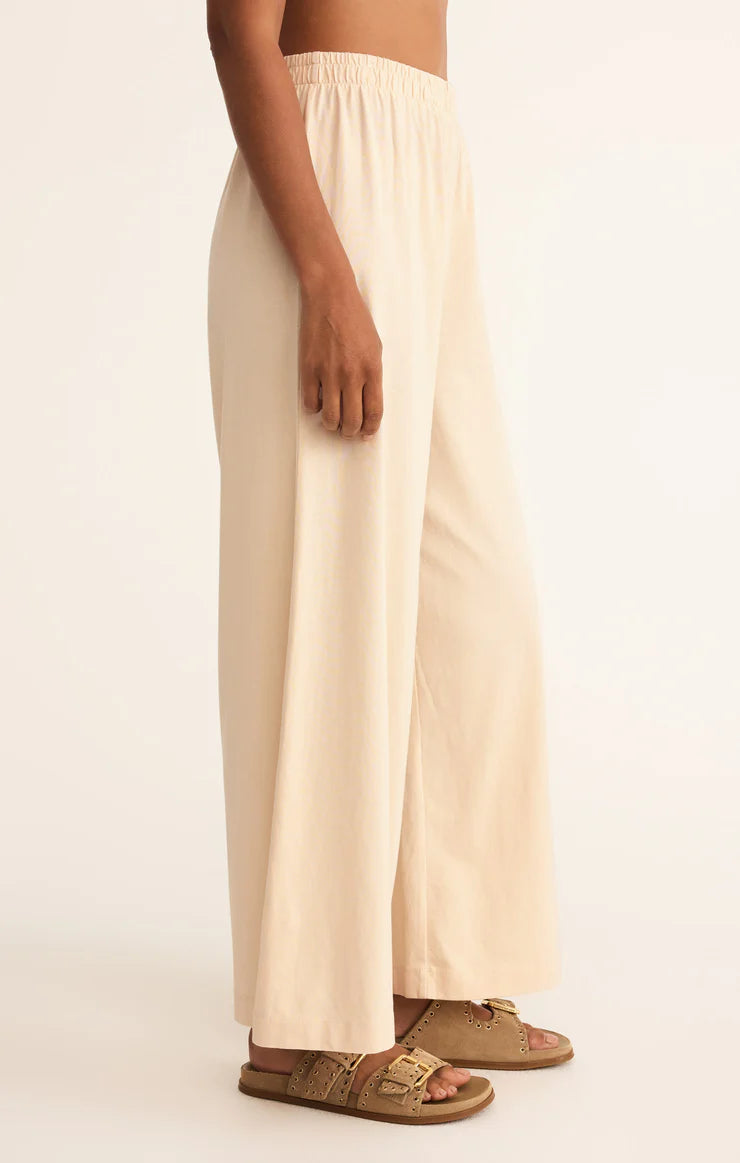 Scout Jersey Flare Pant (Panna Cotton)