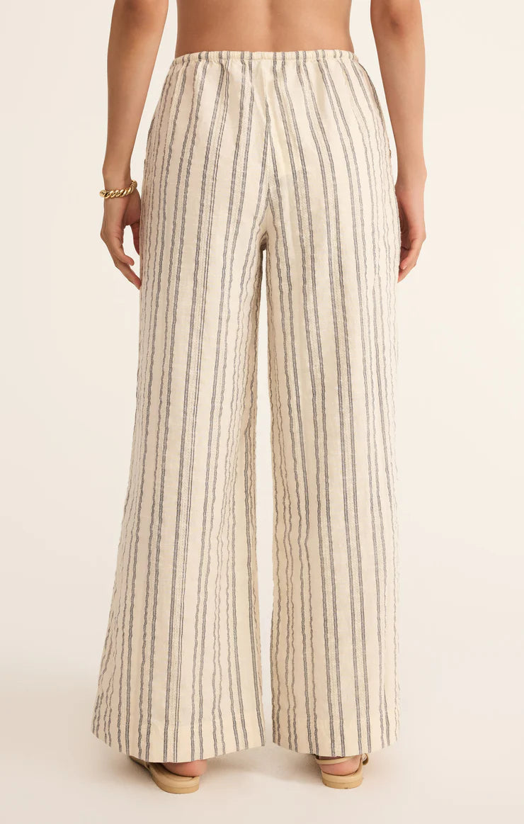 Soleil Stripe Pant (Sea Salt)
