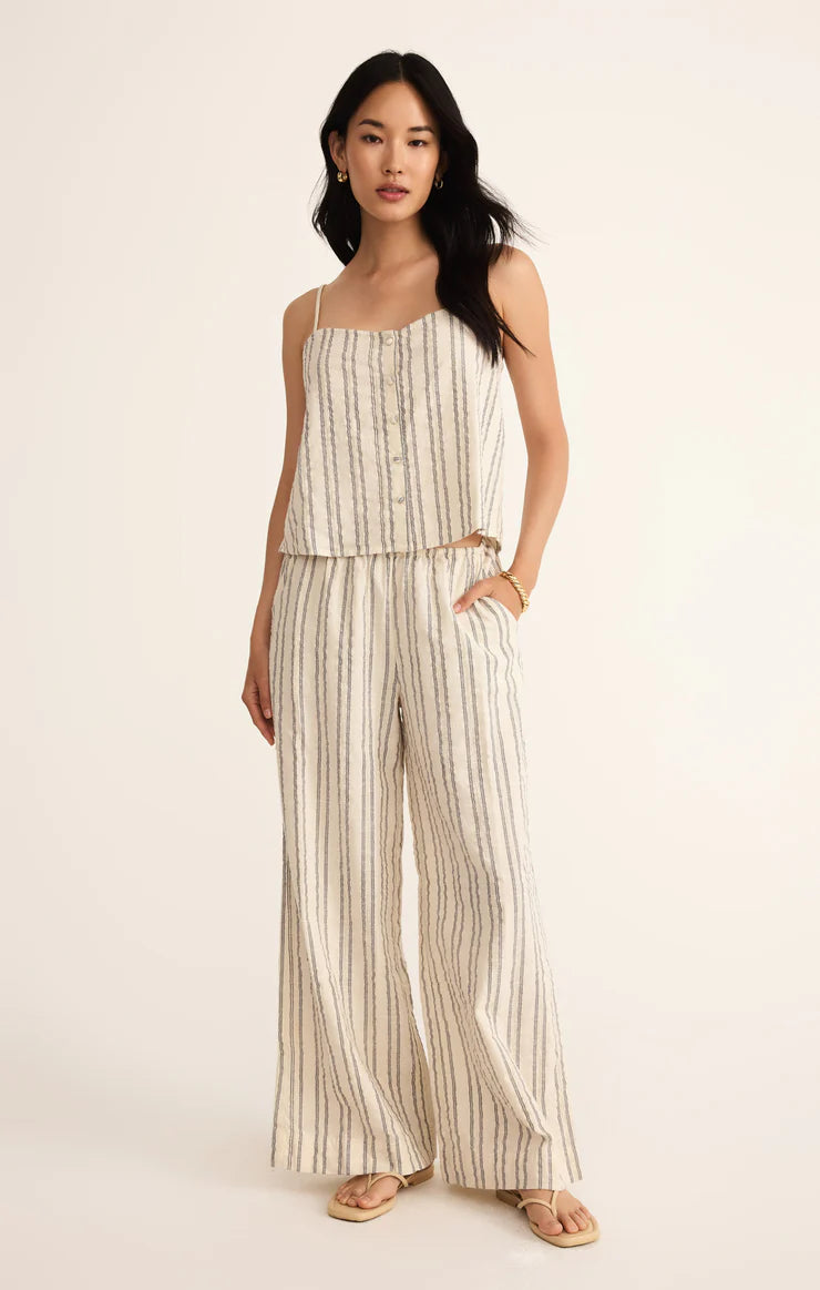 Soleil Stripe Pant (Sea Salt)