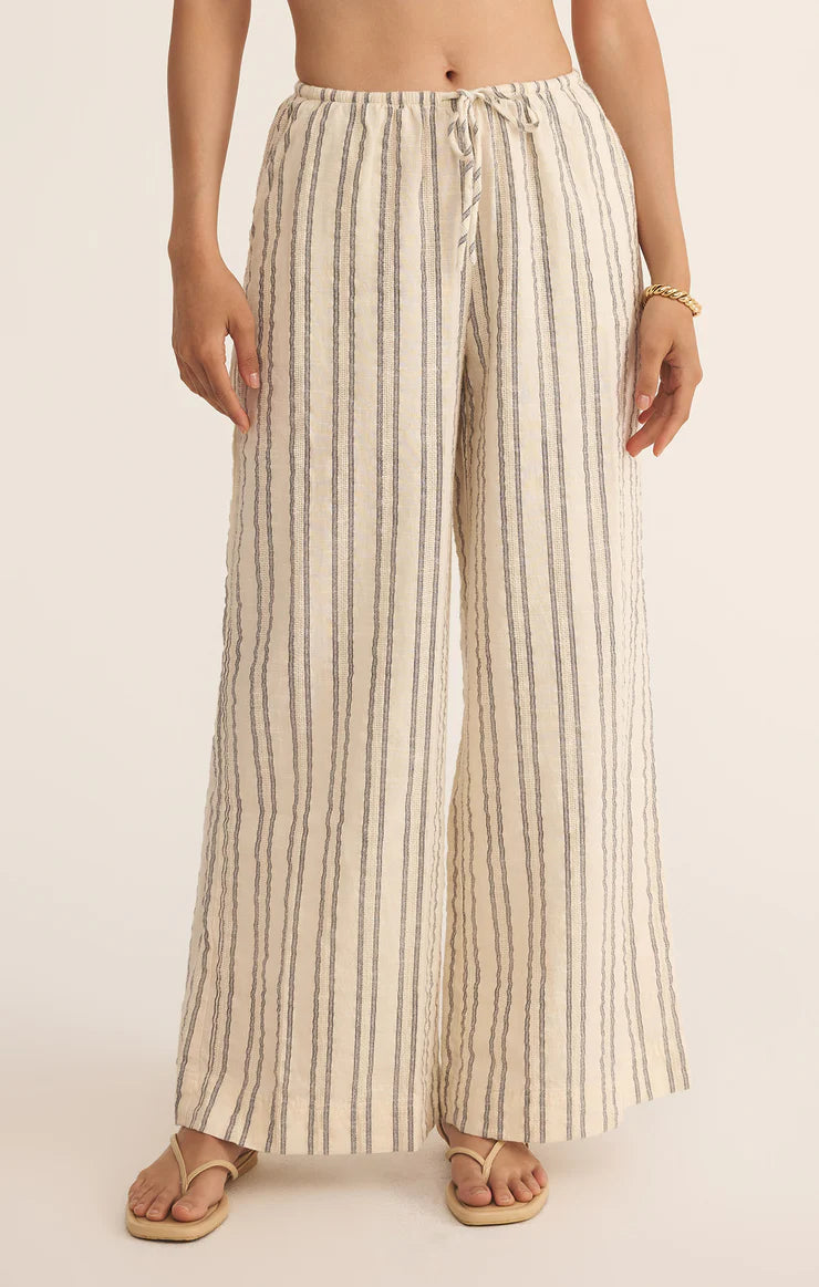 Soleil Stripe Pant (Sea Salt)